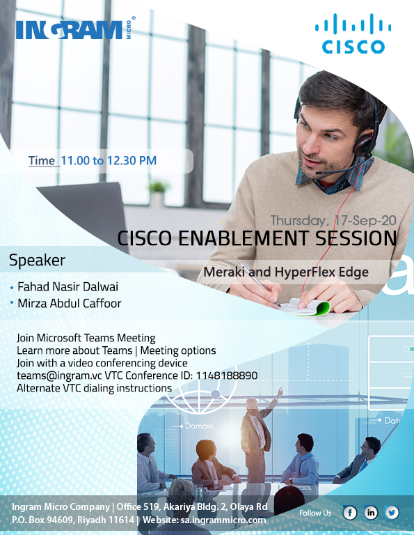 CISCO-Partner Enablement Session – Q3.1-17 Sep – Ingram Micro KSA